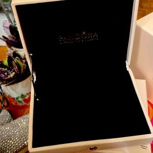 Pandora jewelry box  space for rings earrings bracelets.    New